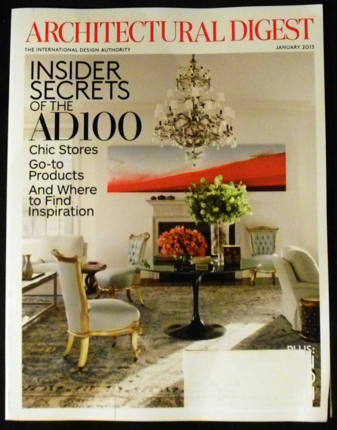 Architectural Digest January 2013 Insider Secrets of the AD100