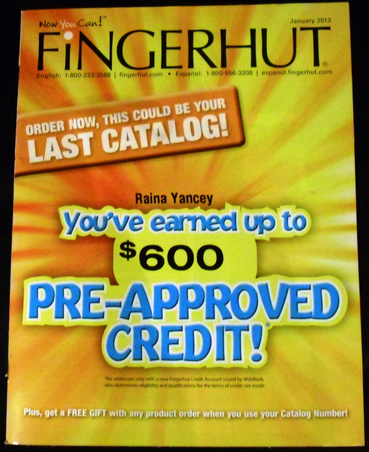 Fingerhut January 2013 Catalog