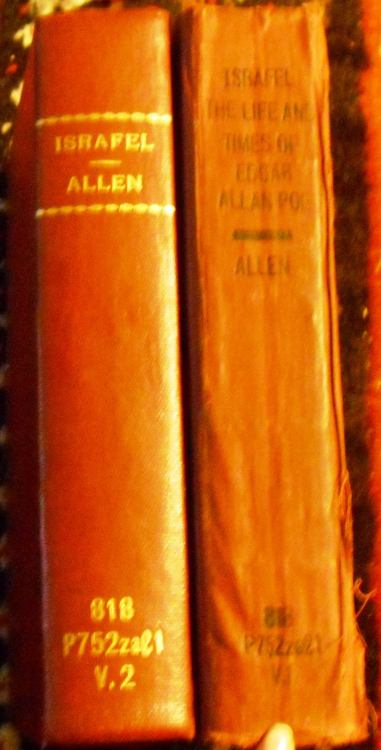 israfel-the-life-and-times-of-edgar-allan-poe-by-hervey-allen-1927