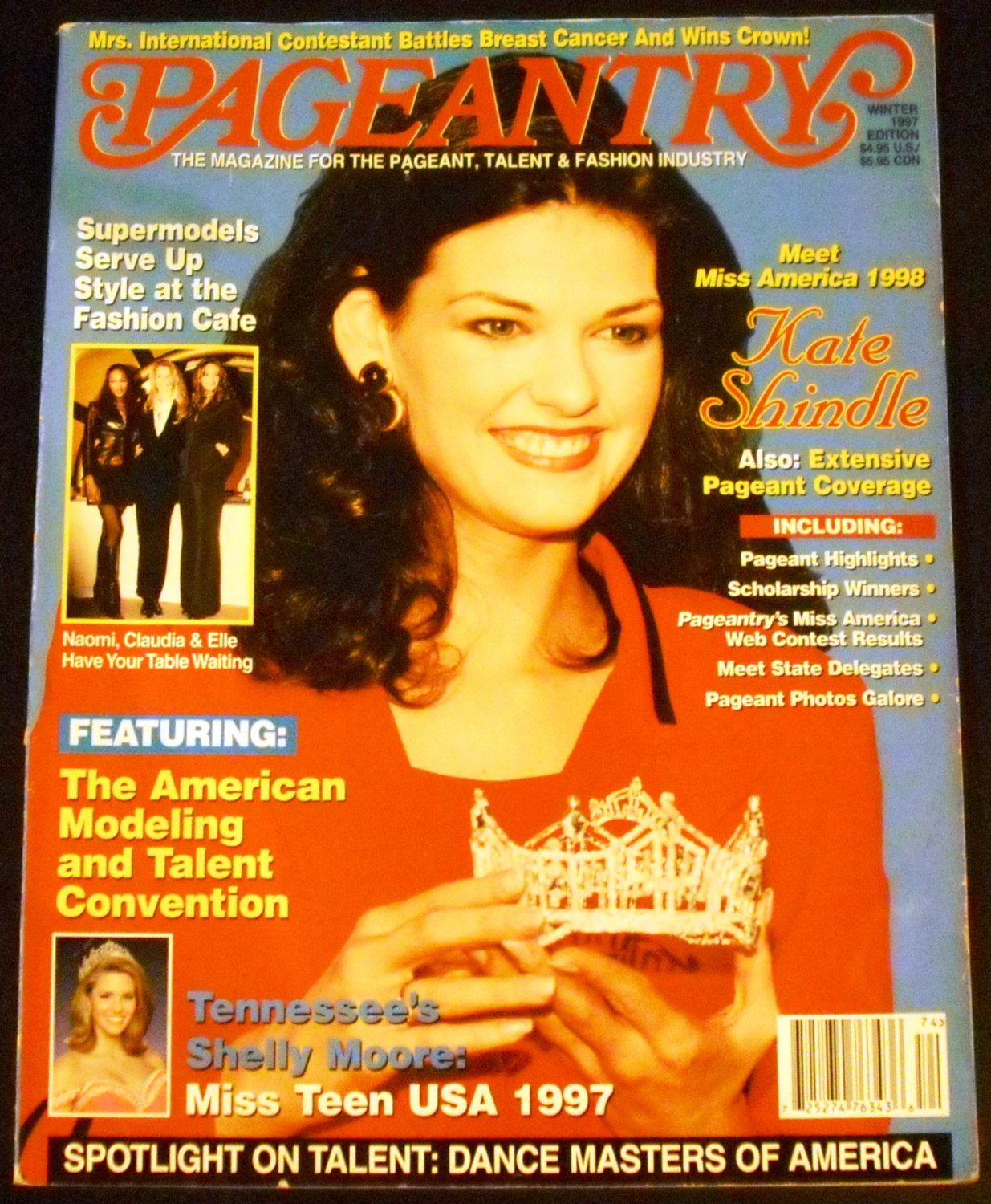 Pageantry Magazine Winter 1997 Kate Shindle Miss America 1998