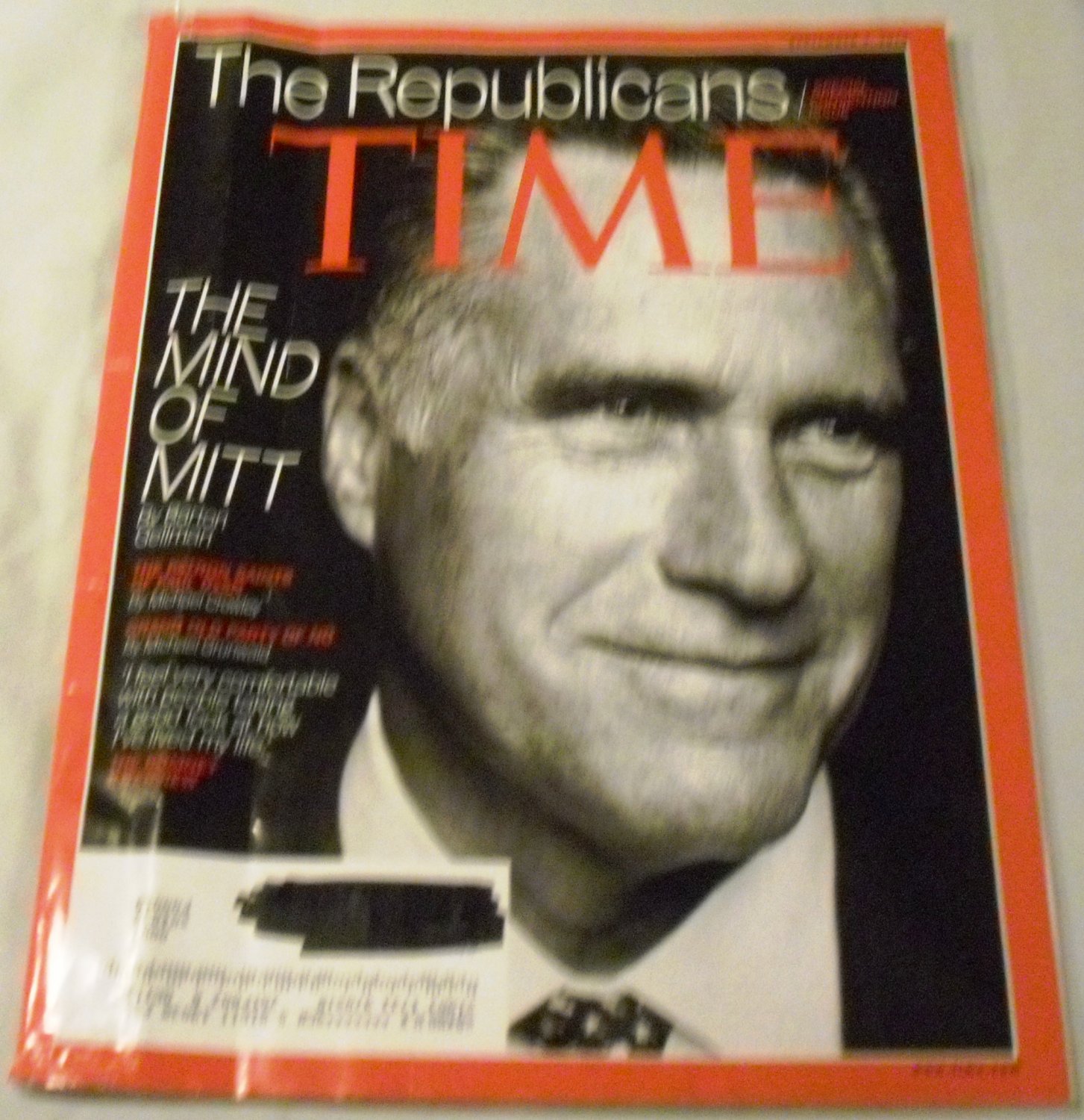Time September 3, 2012 Mitt Romney The Republicans