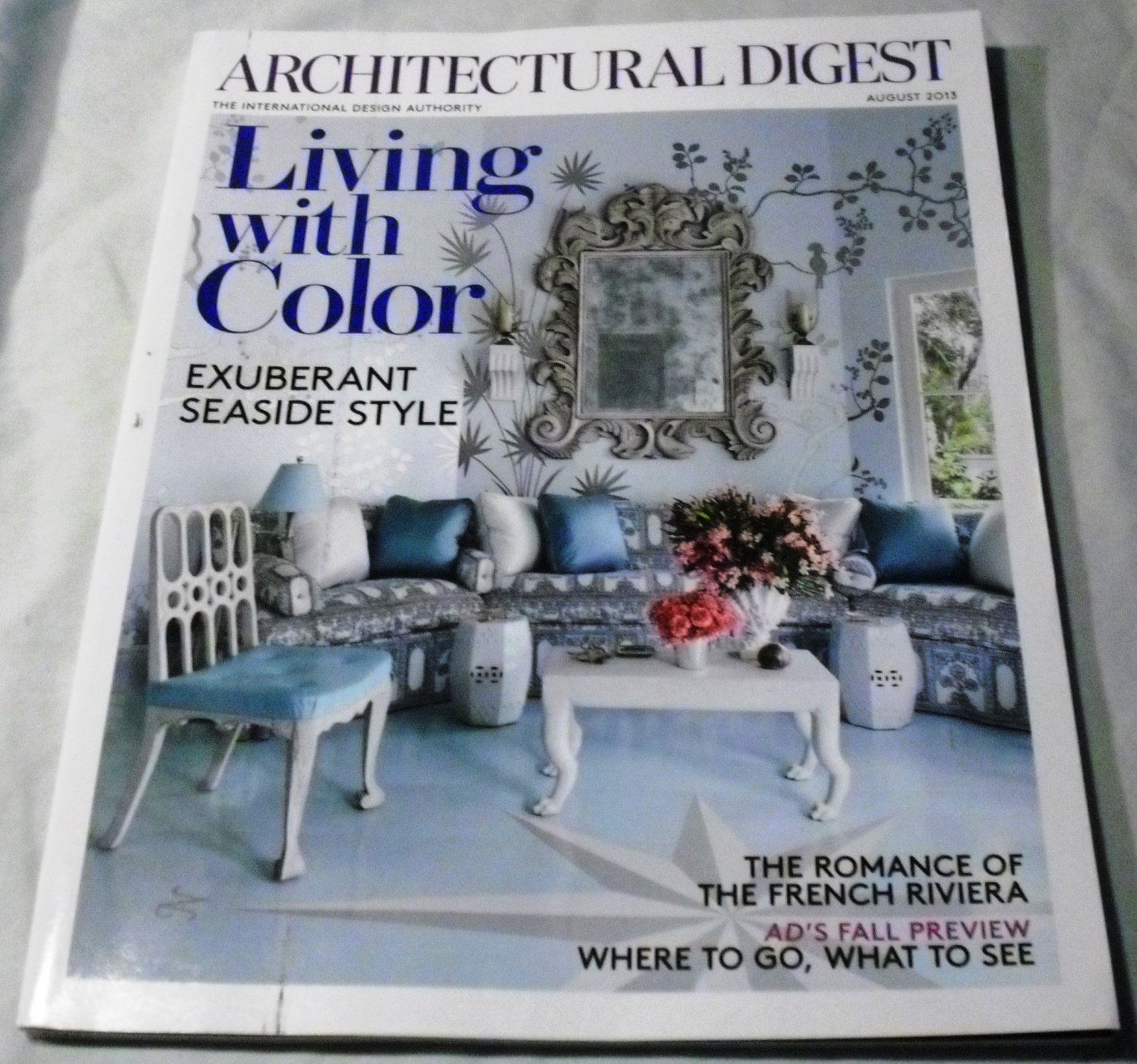 Architectural Digest Magazine August 2013