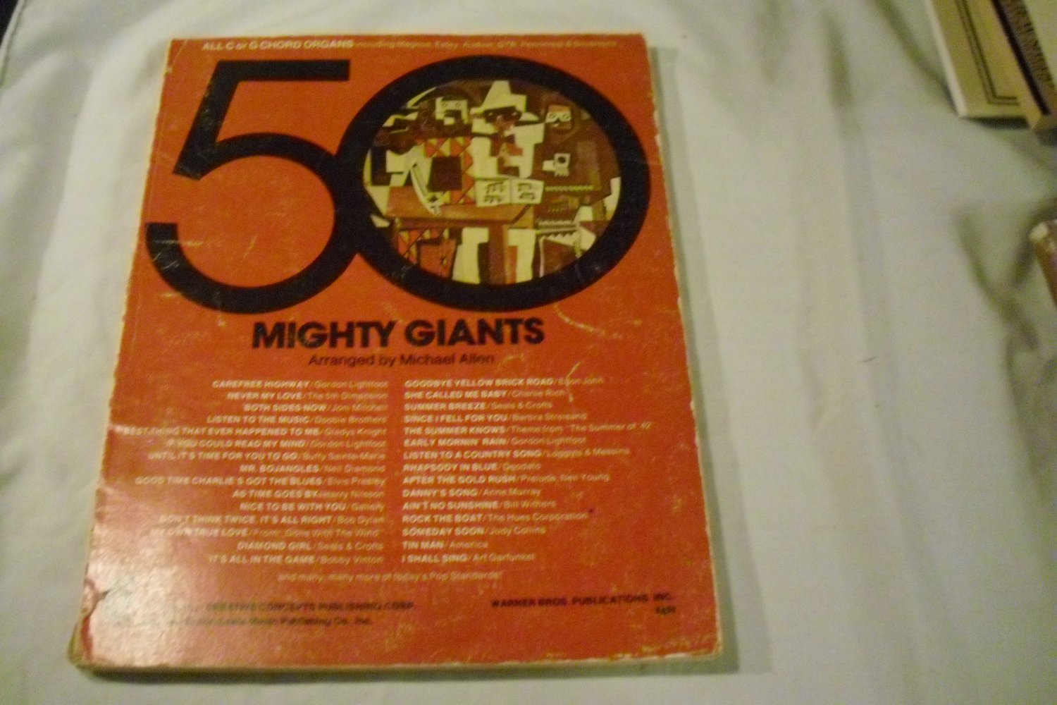 50 Mighty Giants  Arranged by Michael Allen (C or G CHRD ORGAN)
