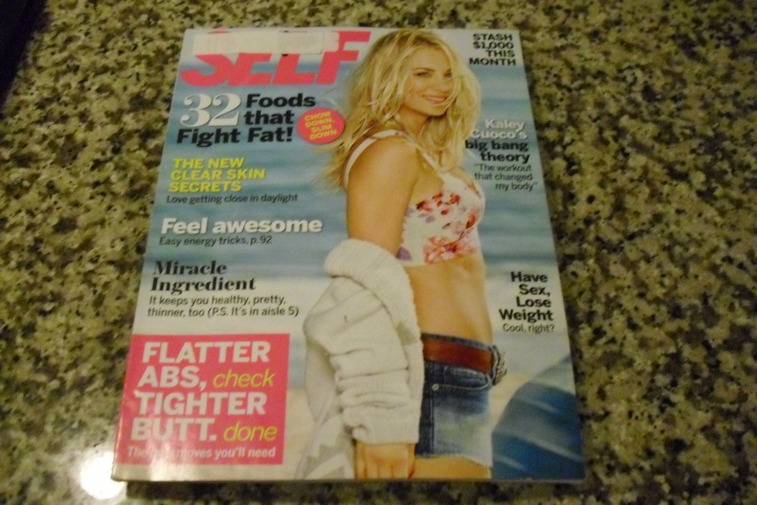 Self Magazine January 2013 (Kaley Cuoco)