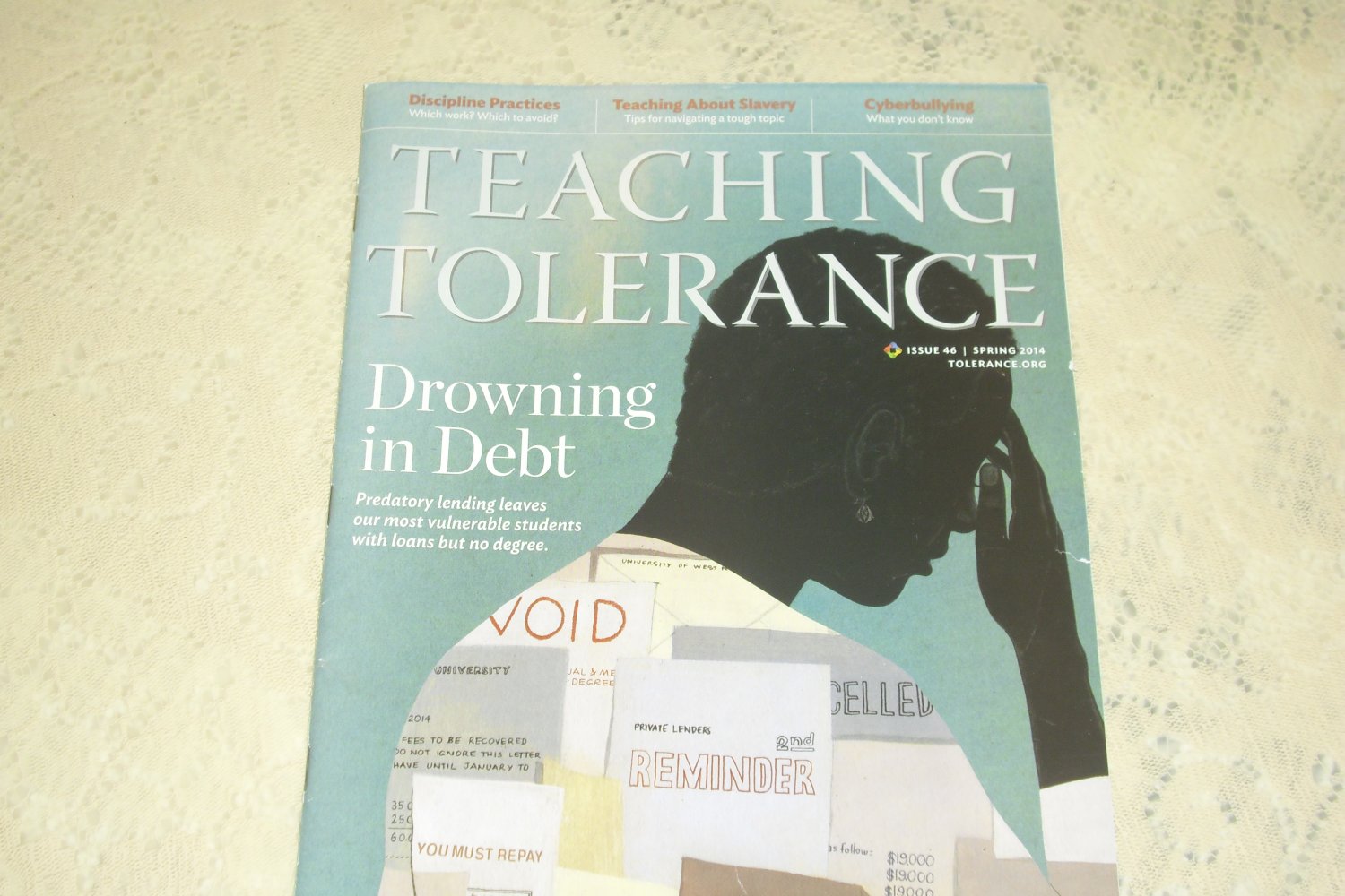 Teaching Tolerance Magazine Spring 2014 Drowning in Debt