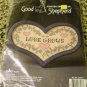 *New* Counted Cross stitch Good Shepherd - Love Grows patterns 7"x 10" needle point