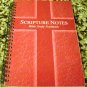 Notebook-Scripture Notes Bible Study-Cross-Rose