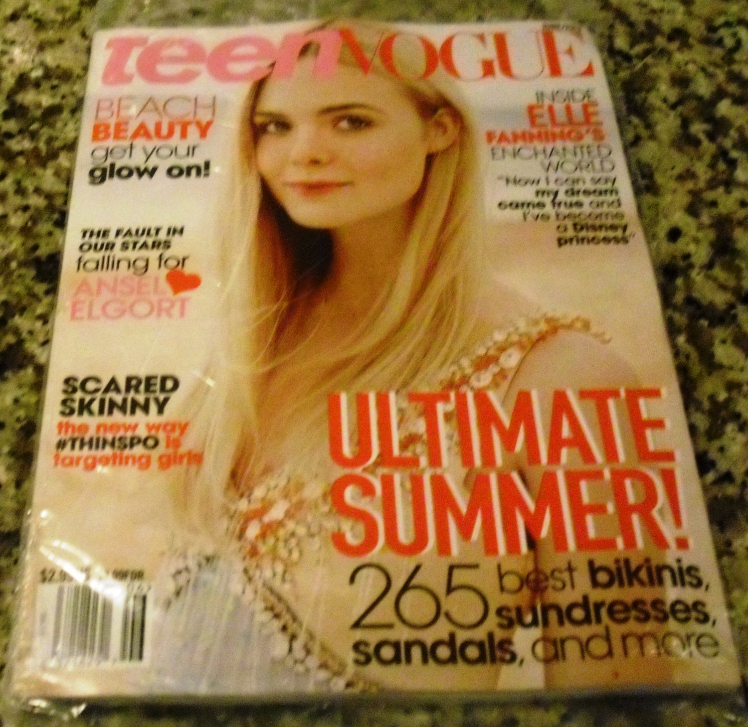 Teen Vogue Magazine June July 2014 Elle Fanning