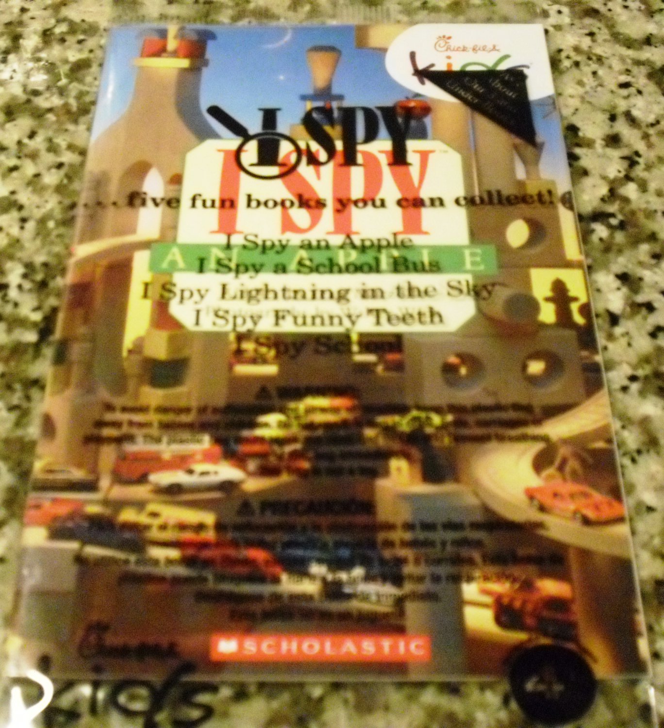 2014 ChickfilA Kids Meal Toy I Spy an Apple