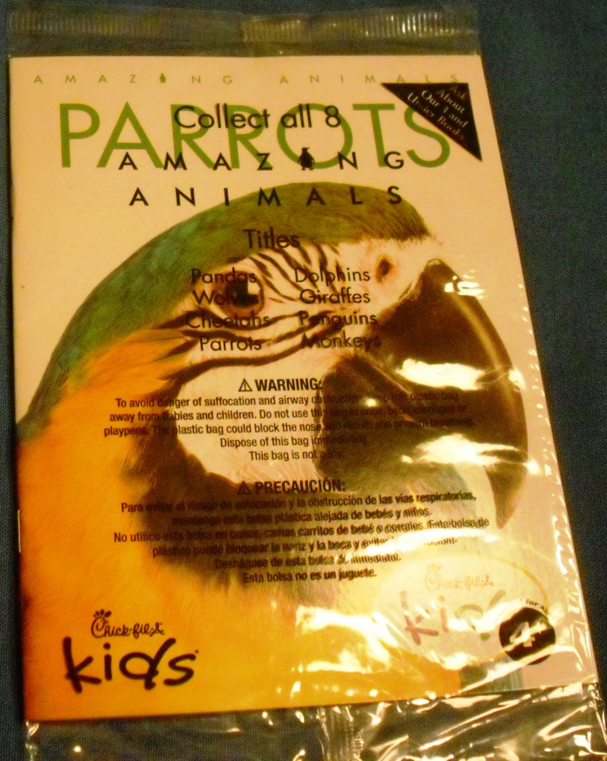 2014 ChickfilA Kids Meal Toy Parrots