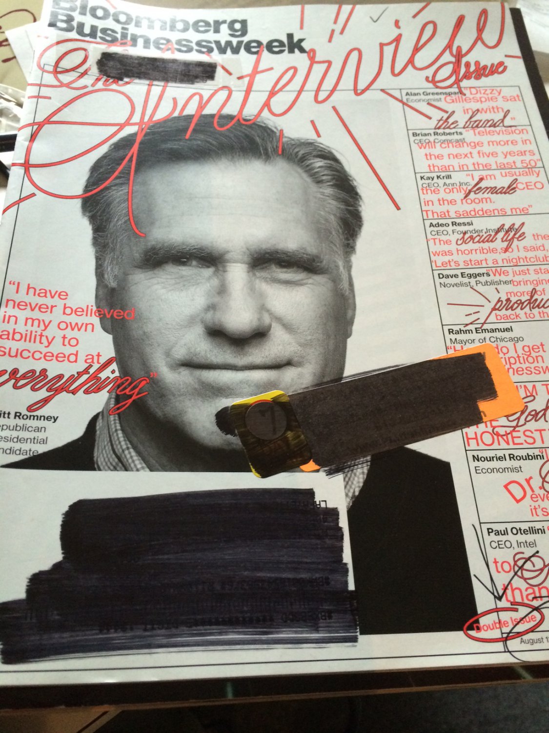 Bloomberg Businessweek August 2012 (The Interview Issue, Double Issue)
