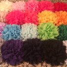 Chiffon Flower Set of 7 - DIY, Craft, bow, headband