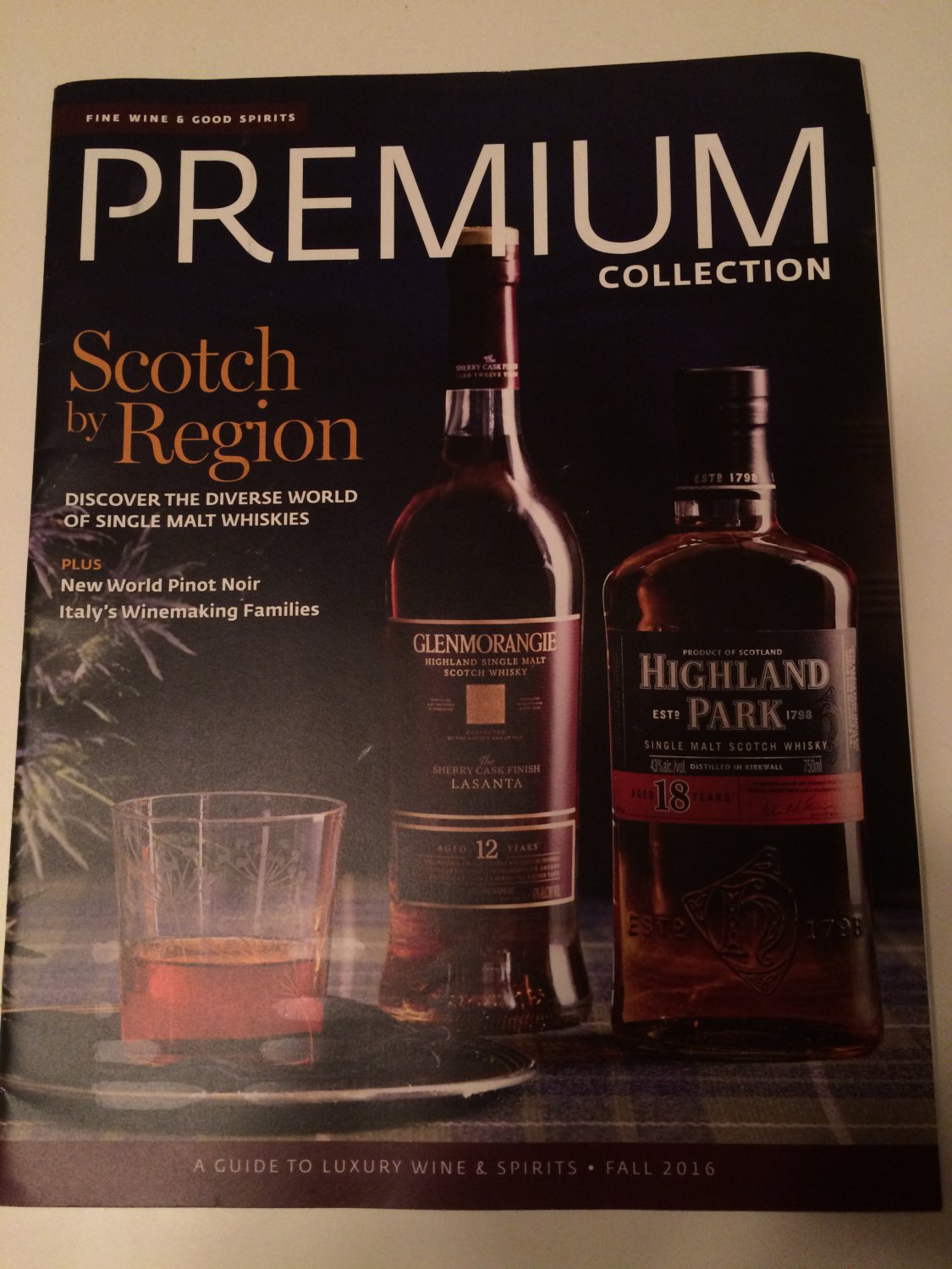 Fine Wine & Good Spirits Premium Collection Fall 2016 A Guide to Luxury Wine & Spirits Catalog