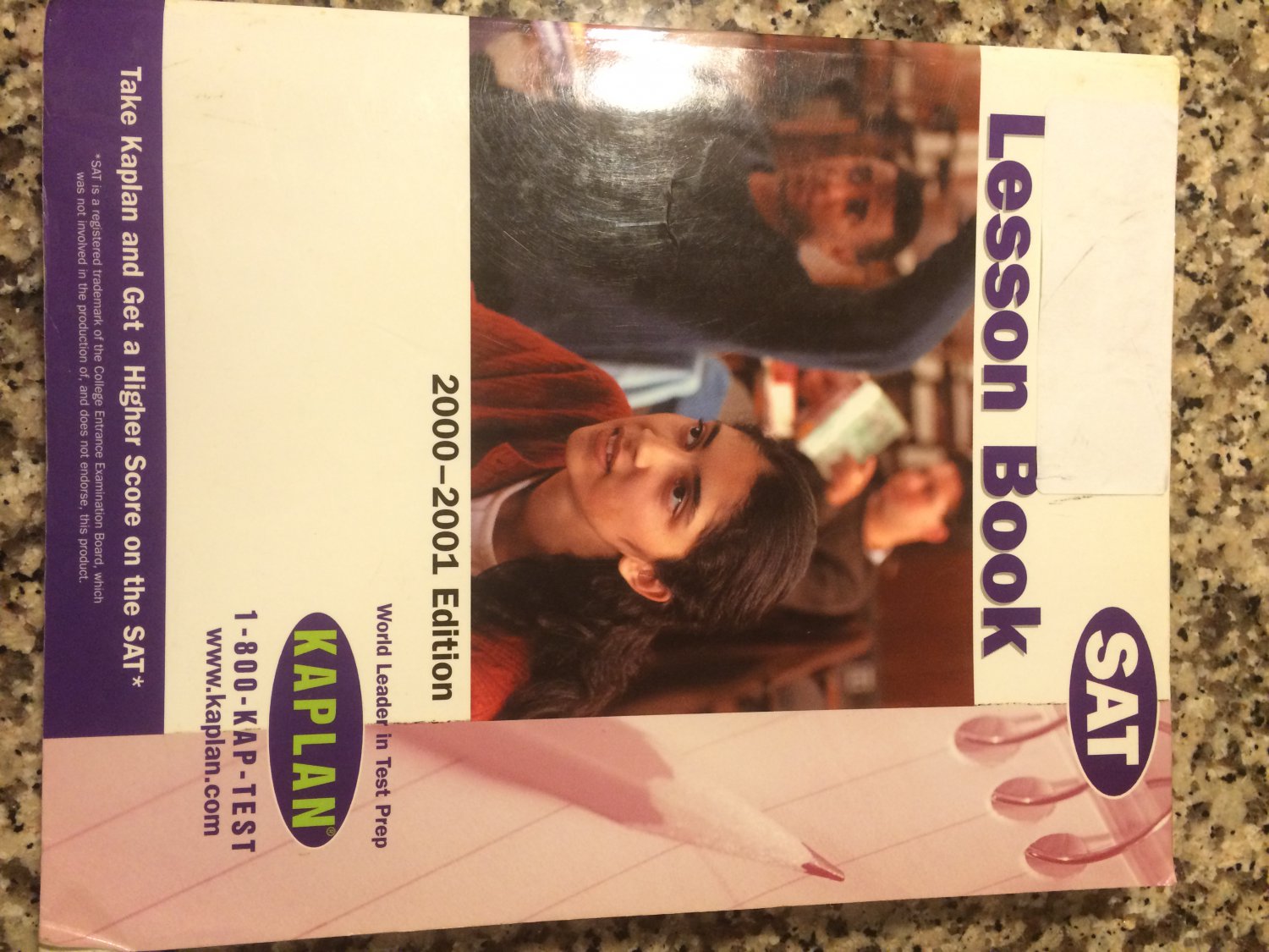 Kaplan SAT Exam 2000-2001 EDITION -- Lesson book