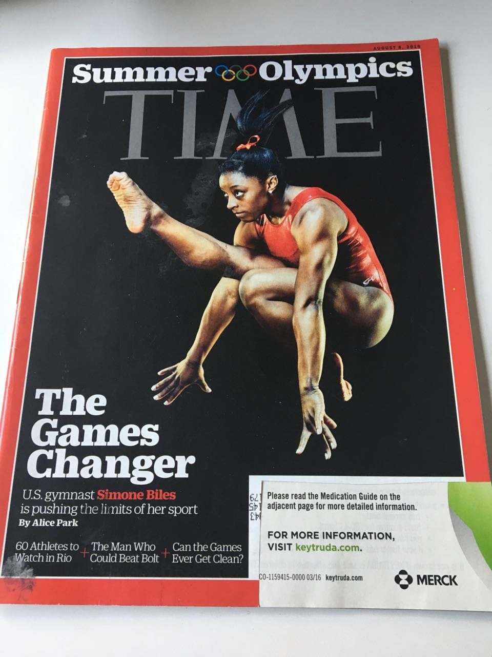 Time Magazine (August 8, 2016)