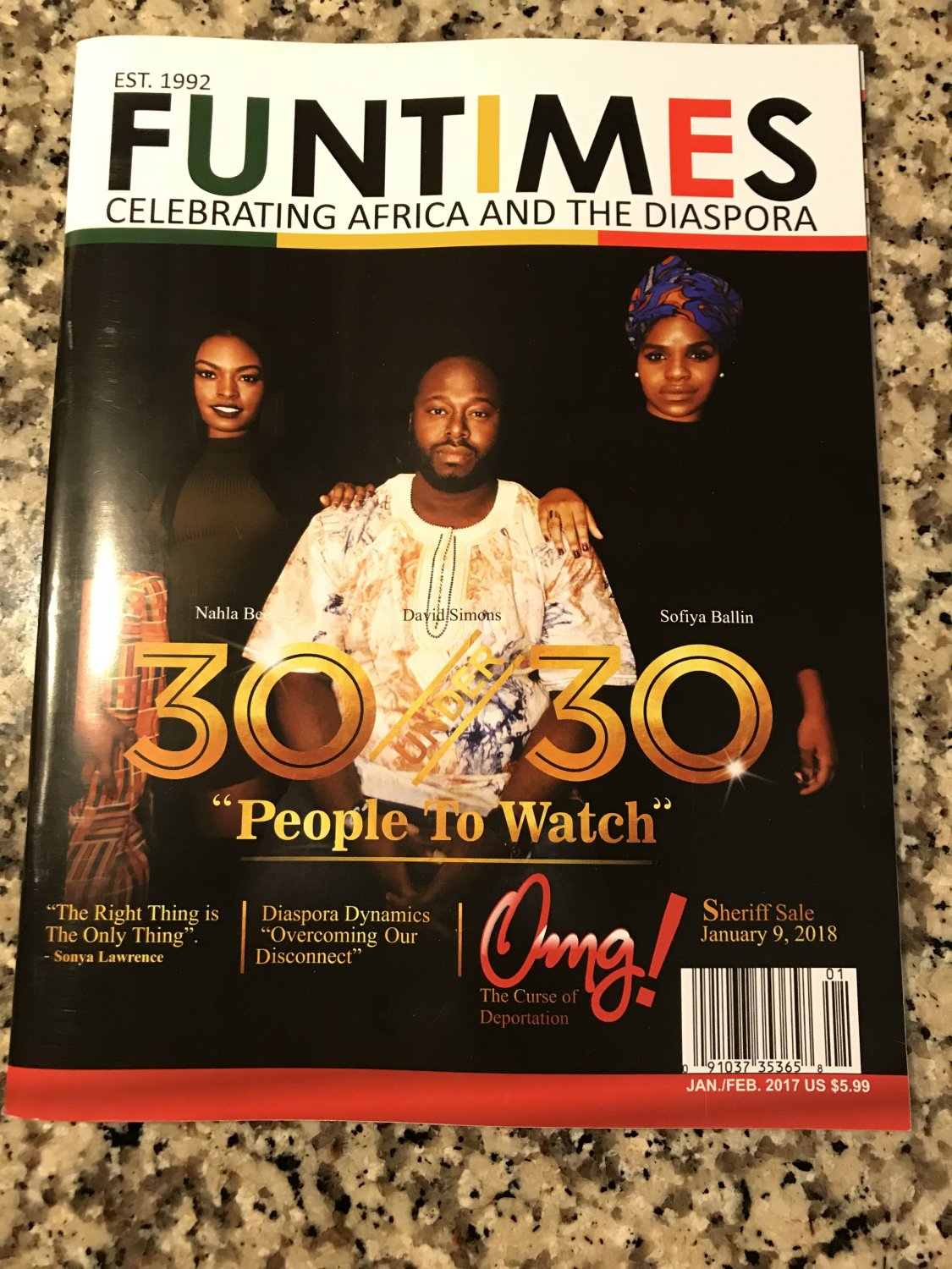 FunTimes Magazine January - February 2018 30 Under 30