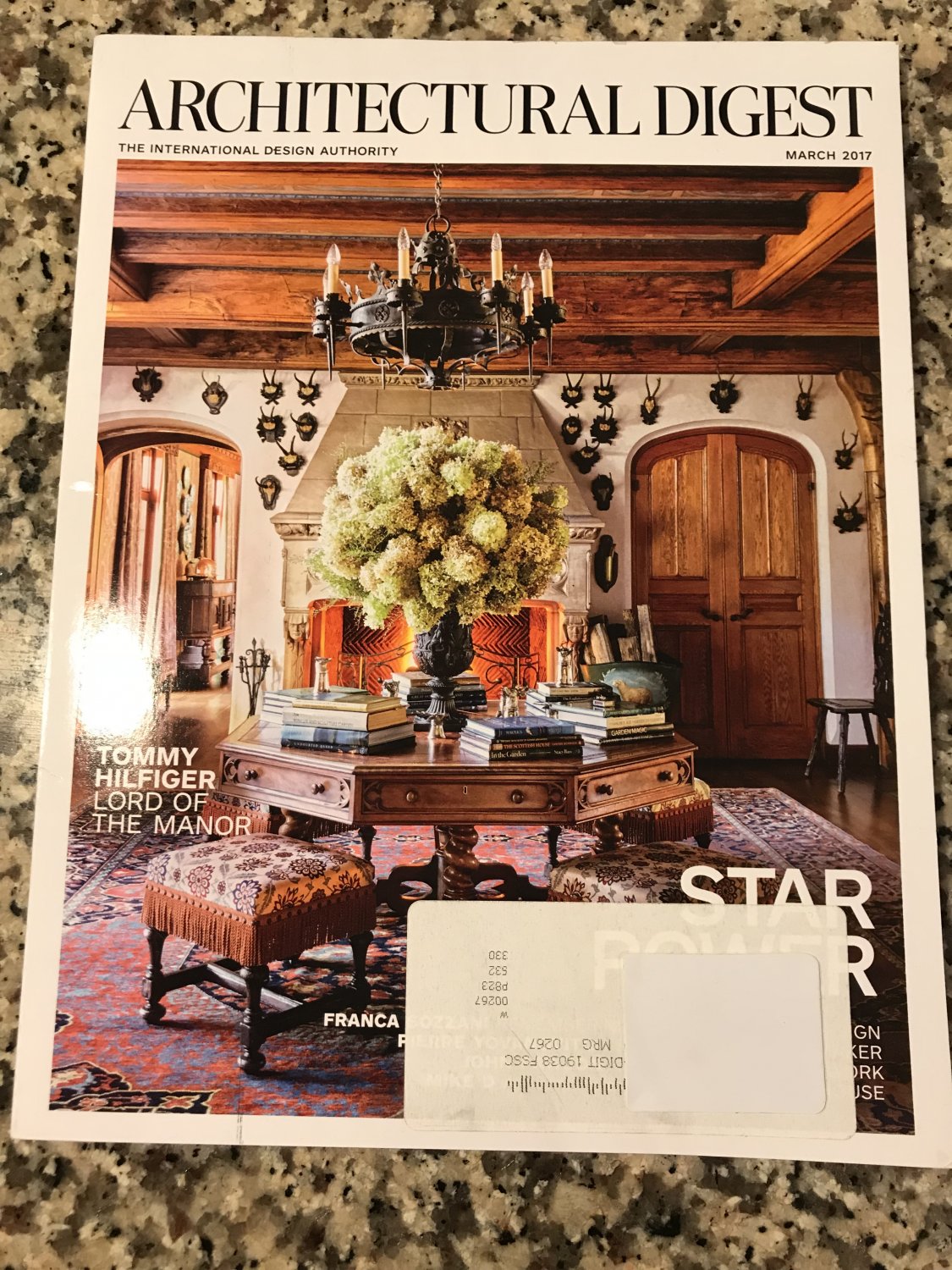 Architectural Digest March 2017 Star Power - Tommy Hilfiger Lord of the Manor
