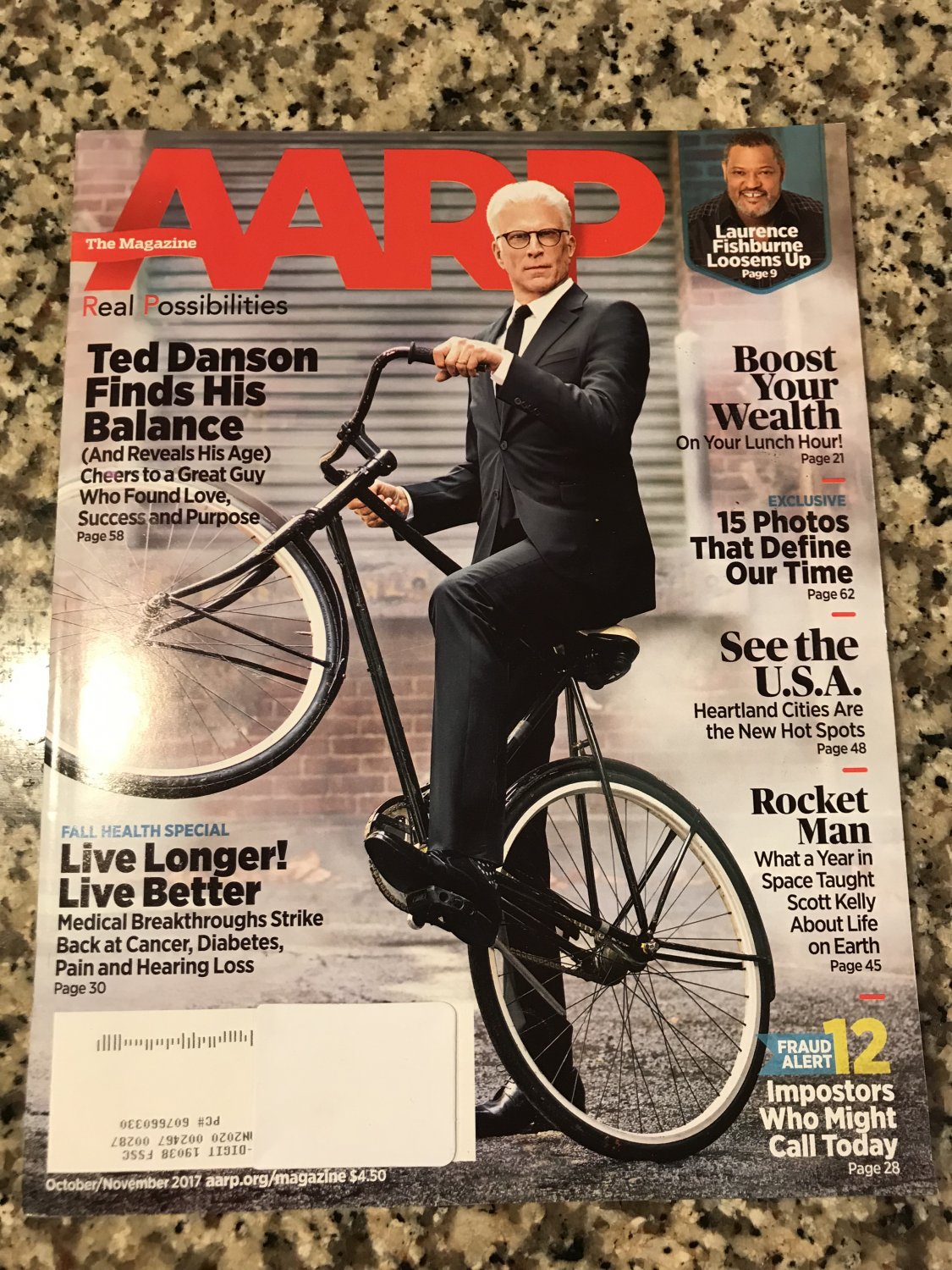 AARP Magazine, Single Issue, October/November 2017