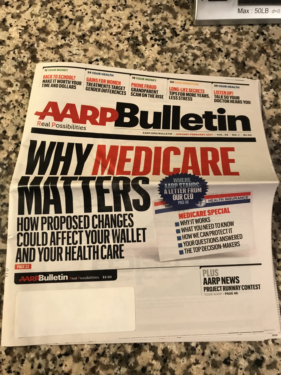 AARP Bulletin January February2017 Vol. 58, No. 1 Why Medicare Matters