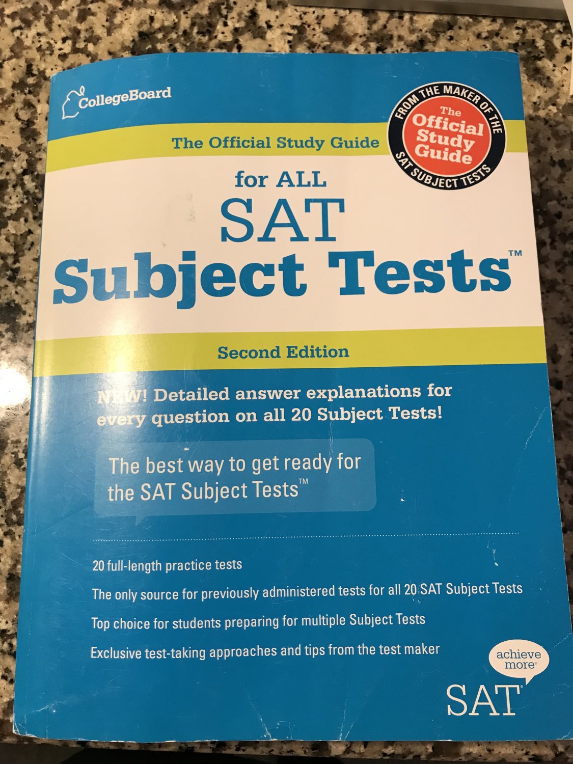 The Official Study Guide for ALL SAT Subject Tests, 2nd Edition