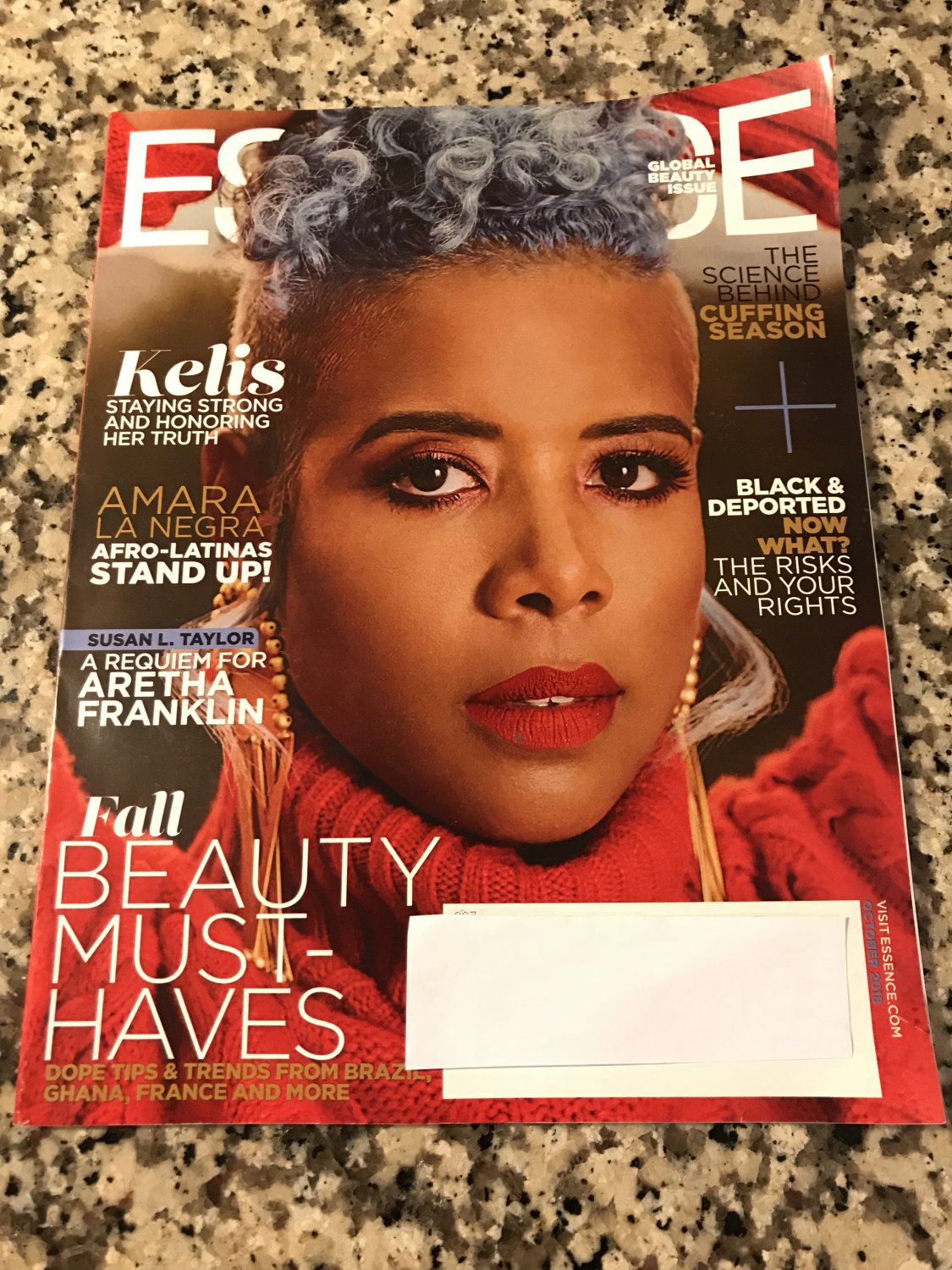 ESSENCE Magazine October 2018 KELIS Cover, Amara, Aretha Franklin ...