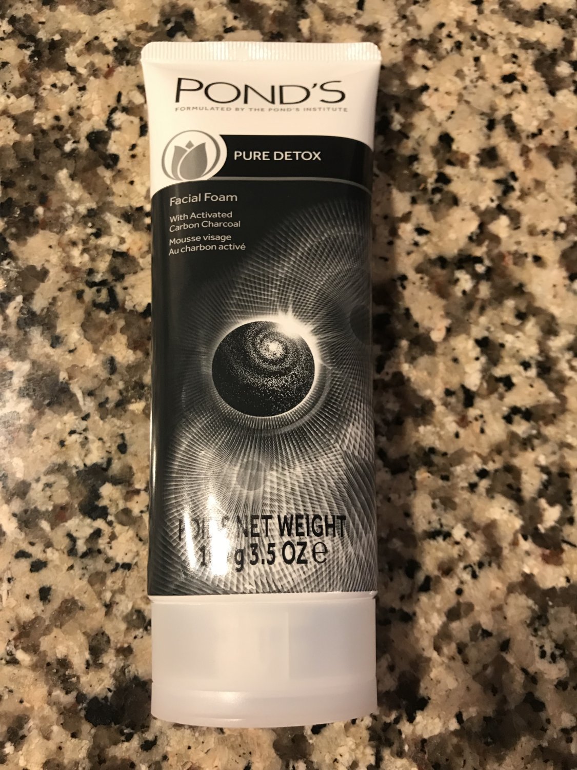 review facial foam ponds charcoal