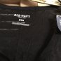 OLD NAVY RUFFLE HENLEY M SHORT SLEEVE T-SHIRT TOP SHIRT (black) NEW With tag