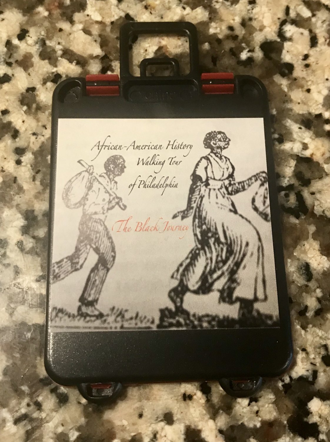 The Black Journey Luggage Tag