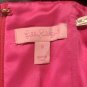Lilly Pulitzer Pop Pink Payton dress Size 0. Savvy Floral Style 68413