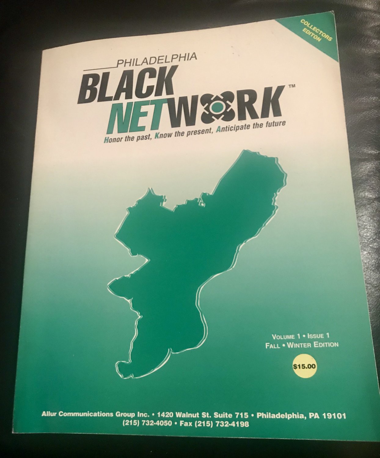 Philadelphia Black Network Volume 1, Issue 1 - Fall/Winter  1999