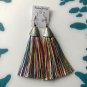 African Kenyan Masai earrings Mulicolor Tassels
