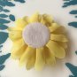 Chiffon Flower Yellow - DIY, Craft, bow, headband