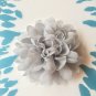 Chiffon Flower - Grey - DIY, Craft, bow, headband