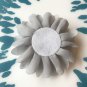 Chiffon Flower - Grey - DIY, Craft, bow, headband