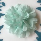 Chiffon Flower - Turquoise - DIY, Craft, bow, headband