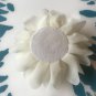 Chiffon Flower - Off White - DIY, Craft, bow, headband