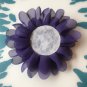 Chiffon Flower - purple - DIY, Craft, bow, headband