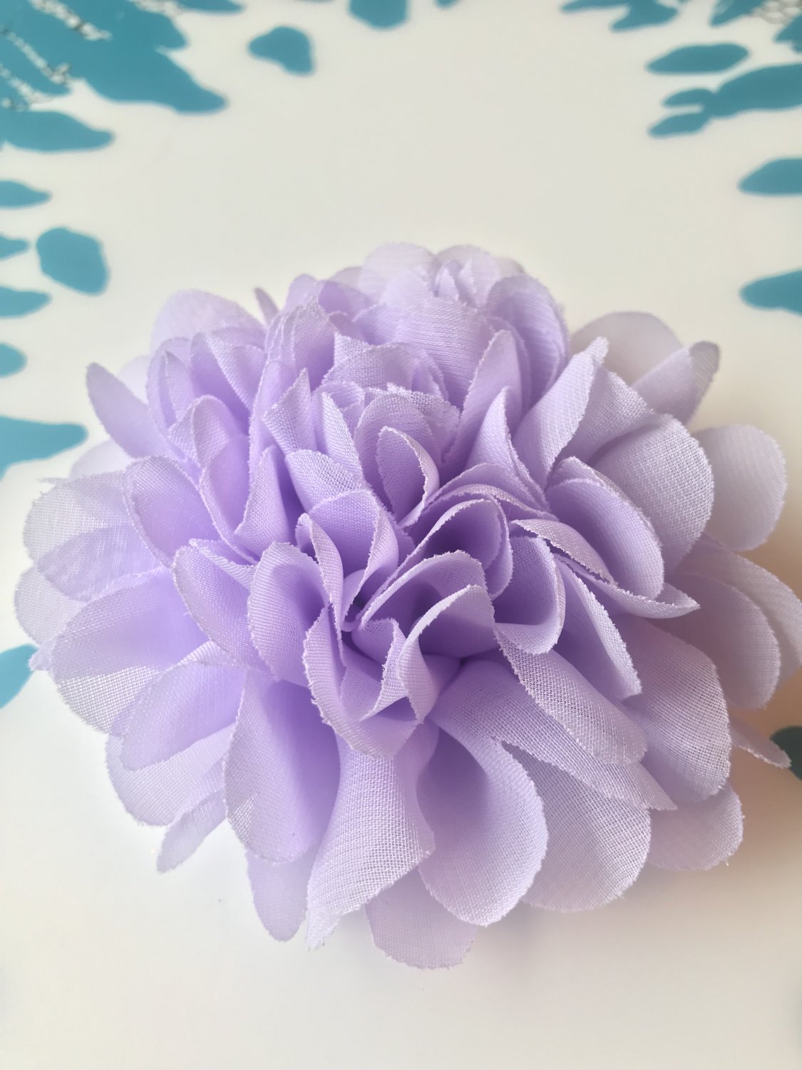 Chiffon Flower - light purple - DIY, Craft, bow, headband