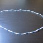 Hand Strung Blue and White Seed Bead Necklace