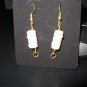 Golden Flame work Bead Earrings