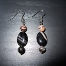 Banded Onyx Earrings #2
