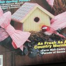 21 Creative Project For Plastic Canvas Birdhouse Wreath Rose Luncheon Set
