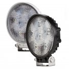 2x18W 1500Lm Round Heavy Duty Spot LED Work Light Off road 4WD 4x4 Truck 10-30V