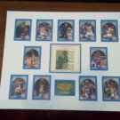 1989/1990 Detroit Pistons Poster with cards
