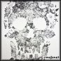 Flower Skull Sleeveless Tank Top, Racerback, Free Size