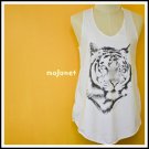 Tiger Sleeveless Tank Top, Racerback, Free Size