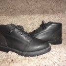Men's FILA Black Leather Boots Work Hiking Trail or Snow Size 9.5