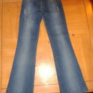 Arizona Light Wash Distressed Boot Cut Jeans Size 1, 26" Inseam 32" 5 Pocket