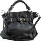 lock front precious hobo bag with shoulder strap