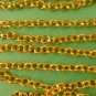 5 meters Gold Coloured Cross Chain 4mm